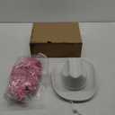 JenPen 4 Pcs Pink Cowgirl Costume Girls 70s 80s Disco Outfits Movie Heroine Dress Up Set for Halloween Cosplay Birthday Party (150 CM)