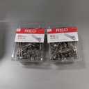 RED by Kiss 80pcs 1.75" Slide-In Hair Clips, Durable Metal Curl Setting Clips for Hairdressing, Sectioning & Retwisting, Rust-Free Hair Pins for Dreads, Dreadlocks, & Twist Styles