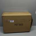 WNPETHOME XXXL Big Dog Bed, Washable Dog Couch with Removable Waterproof Cover, Orthopedic Large Pet Sofa Bed with Bolster Sides for Sleeping (Brown)