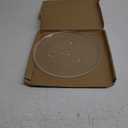 12.5" Microwave Turntable Compatible with Panasonic 12570000008334, 12 1/2 inch Replacement Microwave Glass Plate for Frigidaire 5304509437 (12.5" Small Coupler Hole)