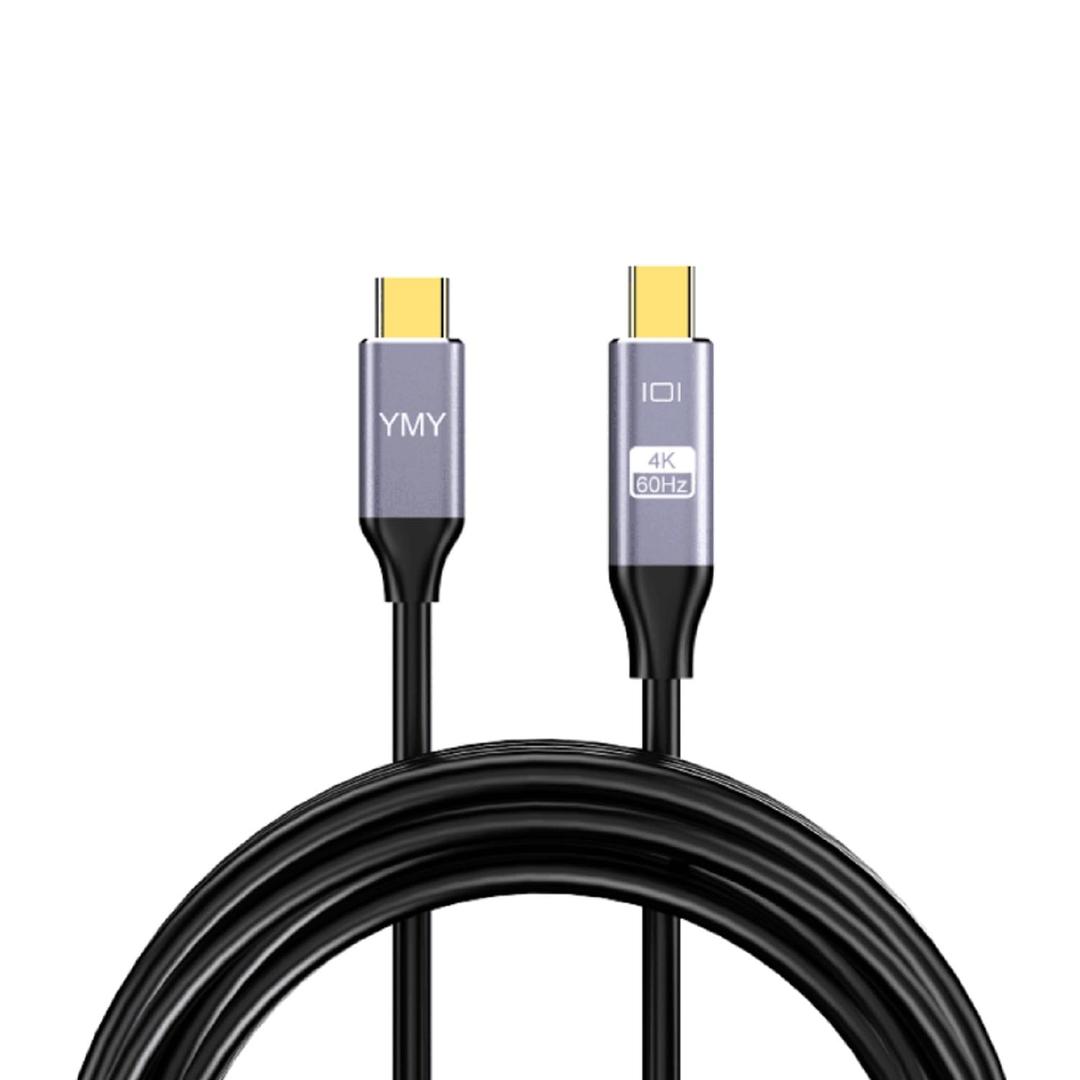 YMY USB C (The Source) to Mini Displayport Cable, 4K 60Hz 6ft USB Type C (Thunderbolt 3) to Mini DP Video Convert Cable Support Screen Mirroring Mode & Extend Mode, Not-Bidirectional