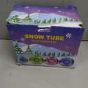 36'' 4Pack/ 40'' 2Pack Sleds, Snow Sled for Kids and Adult, Snow Tube for Sledding Heavy Duty Thickened Double Bottom with Handles, Sleds for Snow Outdoor Toys Gifts for Family Boys and Girls