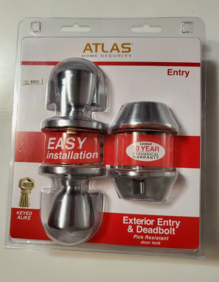 Atlas Home Security Exterior Entry & Deadbolt