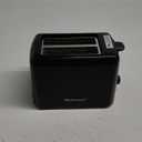Elite Gourmet ECT1027B Cool Touch Toaster with 6 Temperature Settings & Extra Wide 1.25" Slots for Bagels, Waffles, Specialty Breads, Puff Pastry, Snacks, ETL Certified, 2 Slices, Black