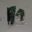 (Assembly Completed) T13 3D Action Figure Set,Dummy Robo Titan 13 Action Figures,3D Printed Multi-Jointed Toy (Black + Green)