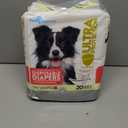 Paw Inspired 20ct Disposable Dog Diapers | Female Dog Diapers Ultra Protection | Diapers for Dogs in Heat, Excitable Urination, or Incontinence (Large)