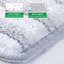 Flat Mop Pads, 3 Pack 13" X 4.9" Microfiber Mop Pad/Refill/Head, Mop Pads Washable Microfiber Squeeze Cleaning Mop Heads Replacement - White and Grey