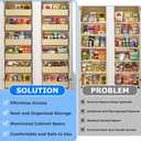 WelFurGeer Soft Close Pull Out Cabinet Organizer, 11" W x 22" D Cabinet Roll Out Drawers, Space-Saving Cabinets Organizer with Easy Installation, Bottom Mount Pull Out Drawers for Kitchen Cabinets