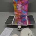 HUONUL Makeup Mirror, Vanity Mirror with Lights, 2X/3X/10X Magnification, Touch Control, Trifold, Dual Power Supply, Gifts Mothers Day for Mom,Gifts for Women, Wife, Girls,Dorm Room Essentials (White)