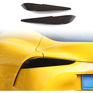 CHEAYAR Smoked Taillight Shell Trim Cover Fit for Toyota Supra GR A90 A91 MK5 2019-2022 Car Taillight Cover, Rear Tail lamp Decorative Protection Trim Made of ABS Material, 2PCS, （Transparent Gray）