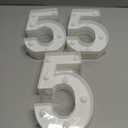 3 x LED Marquee Numbers, Small Light Up Numbers for Party, 8.58 Inch Battery Powered Lighted Number for Birthday, Night Light, Table or Home Decor (Number 5)