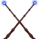 Light Up Wizard Magic Wands with Sound Illuminating Witch Wand Set for Kids Cosplay Birthday Party Favors, Hive 2PCS