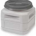 Mighty Tuff Airtight Dog Food Storage Container – 6 Gal, up to 24 lb Capacity – Cat and Dog Food Container with Twist Lid & Handles – BPA-Free, Made in USA