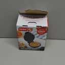 DASH Mini Waffle Maker - 4 Waffle Mold, Nonstick Waffle Iron with Quick Heat-Up, Nonstick Surface - Perfect Mini Waffle Maker for Kids and Families, Just Add Batter (Black)