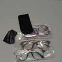 4 Pack oversized Reading Glasses Blue Light Blocking for Women Men Computer Readers Fashion Eyeglasses