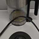 Amazon Basics Electric Kettle with Glass Carafe for Tea and Coffee, BPA-Free, Fast Boiling, Auto Shut-Off, 1 Liter, 1500W, Glass and Steel