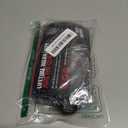 Tuff Pupper Heavy Duty Dog Collar with Handle | Ballistic Nylon Heavy Duty Collar | Padded Reflective Dog Collar with Adjustable Stainless Steel Hardware | Convenient Sizing for All Breeds (Medium/Large (14 - 18" Neck), Epic Black)