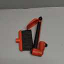 Multi-Angle Gutter Cleaning Tools from the Ground - Gutter Cleaner tool attachment for Threaded Poles - Gutter Scoop & Brush for rain gutter cleaning and leaf removal from Gutter Guard