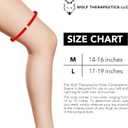 Knee Compression Sleeve - Adjustable Knee Wrap for Crossfit, Powerlifting, Basketball, Soccer, Running - Provides Pain Relief & Patella Support for Men & Women with Arthritis & Knee Injury (Medium)