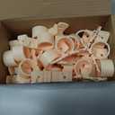 50 Pack 3/4 Inch Skin Color Pipe Supports Suspension Clamp Pipe Clamps Pex Clamps for Pex, Copper, CPVC