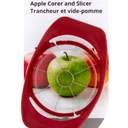 2pcs CULINARY ELEMENTS Apple Slicer, Red