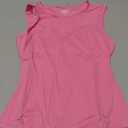 Bodyvidlove Women's Sexy Bodysuit Crew Neck Sleeveless Bodysuit-shirts Sheer Mesh Trendy Going Out Bodysuits Tops Rose Pink S