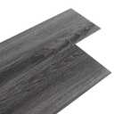 INMOZATA Peel and Stick Floor Tile, 36Packs 54 Sq. Ft Vinyl Flooring Plank 36"x 6" Peel and Stick Vinyl Flooring Tile Waterproof Wood Grain for Bedroom, Living Room, Kitchen, RV(Deep Gray)