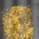 Icicle Christmas Lights Outdoor, 480 LED 39FT Icicle String Lights with 96 Drops 8 Modes and Timer, Twinkle Icicle Fairy Lights for House Patio Bedroom Wedding (Warm White)