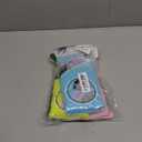 SALUX Nylon Japanese Beauty Skin Bath Wash Cloth Towel 3 Count Pink Yellow Blue