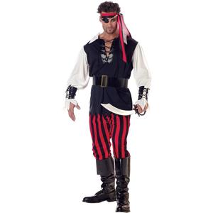 California Costumes mens Cutthroat Pirate Costume (Medium, Black/Red/White)
