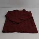 Okiwam Women's Oversized Sweaters Long Sleeve Crewneck Chunky Knitted Pullover 2025 Fall Fashion Solid Color Jumper Tops (Medium, Wine Red)