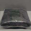 Large Dog Door Mat for Muddy Paws, 32x47 Absorbent Dirt Trapper Long Door Mat, Non-Slip Washable Mud Mat for Dogs, Polyester Microfiber Soft Pet Rug Mat for Entryway, Mud Dog Paws, Patio (Gray)