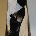 Platform Wedges Sandals for Women, 3" Wedge, Ankle-Strap, Cap Toe, Summer Espadrilles Heel Shoes 10
