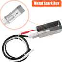 QuliMetal 67726 Igniter Kit for Weber Genesis 300 Series Grills with Side-Controls (2007), Battery Igniter Kit for Genesis E/S-310 E/S-320 with Metal Spark Box