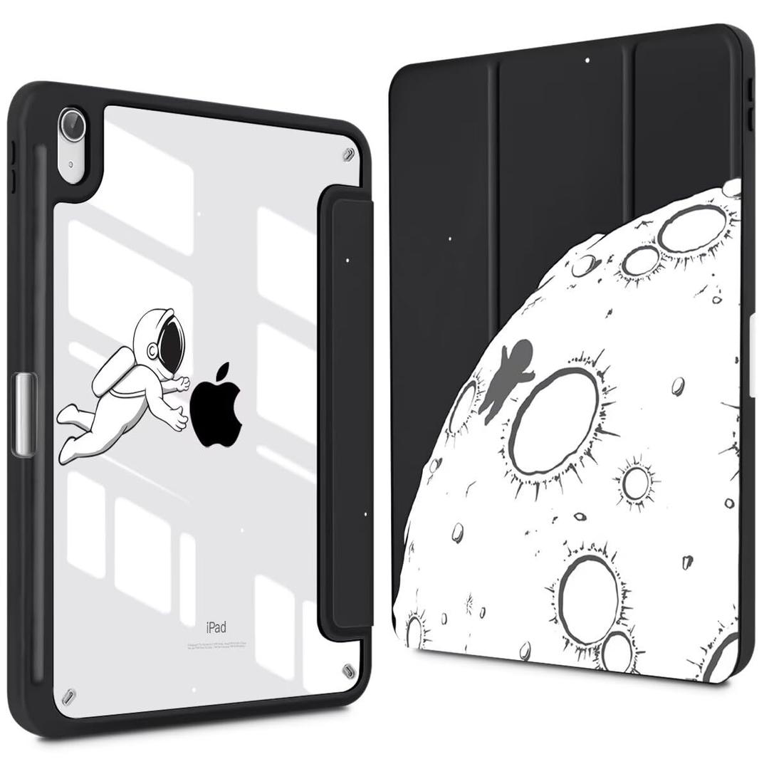 CISSOOK Compatible with iPad 11 Inch 2025 (A16) Case / 10.9 inch iPad 10th 2022 with Apple Pencil Holder, Auto Wake/Sleep, White Ditsy Floral Protective Cover