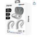 Bytech iHome XT 42 True Wireless Bluetooth In Ear Earbuds, White, HMAUBE238WT