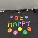 Be Happy T-Shirt (XXL, Black)