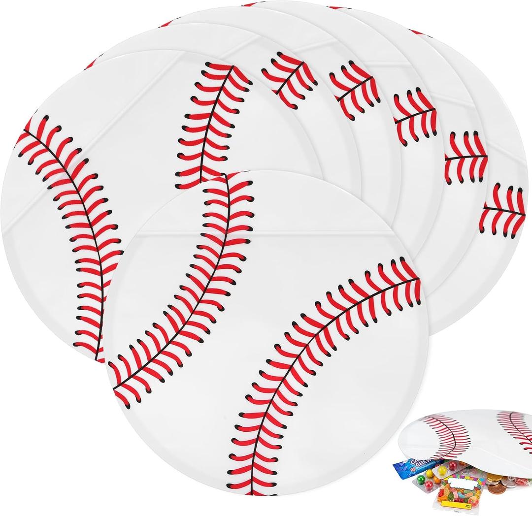 2 x Marspark 50 Pcs Baseball Goodie Bags Resealable Pouches Team Games