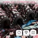 Black Rug 2'x3' - Small Washable Entry Rug Floral Boho Diamond Area Rug for Entryway Kitchen Bathroom Door Mat Indoor Entrance, Pet & Kids Friendly Stain & Fade Resistant Non Slip Carpet