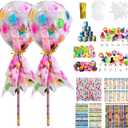 Rpefq Party Favors for Kids, 24 Pack Giant Lollipop-Shaped Stationery Set Return Gifts for Birthday Party,Fun Birthday Goodie Bags Classroom Rewards Students Gifts Class Prizes