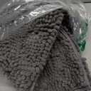 Muddy Mat | Super Absorbent Door Mat Indoor, Microfiber Quick Dry Chenille Entryway Rug, Non-Slip Front Door Mat, Indoor Mats for Entryway, Machine Washable Pet Rug, Grey 28"x18"