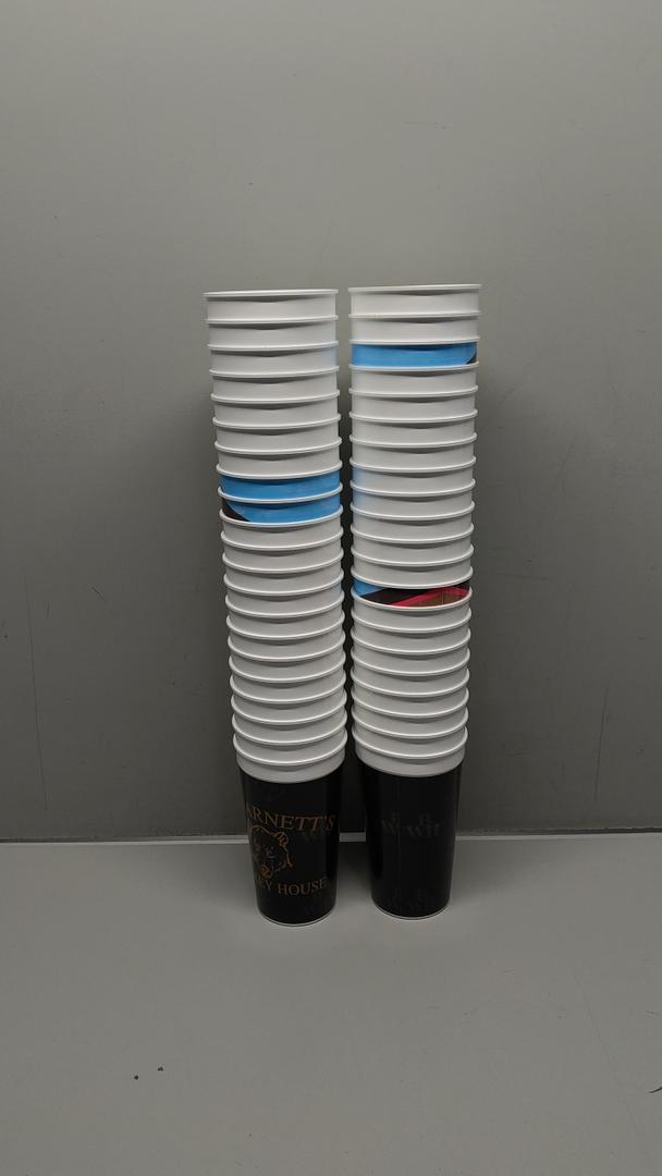 Lightweight Plastic Cups, Pack of 40