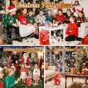 Fireworks Bubble Machine with Lights and 2 DIY Stickers,Christmas Sound Effects,Rainbow Bubbles,Christmas Toys Stocking Stuffers Gifts for Kids & Adults