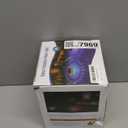 Floating Pool Lights Solar Powered, 7.6 Inch RGB Upper& Lower Color Changing Solar Pool Lights that Float with Dynamic Lighting Effects, IP68 Waterproof Swimming Pools Light for Party Decor(2) (White)