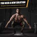 NEENCA Copper Knee Braces for Knee Pain Relief - 2 Pack Knee Sleeves Set, Knee Compression Sleeves with Copper Ions Infused Fiber for Sports, Workout, Arthritis, Meniscus Tear- FSA/HSA Eligible (Medium)