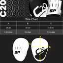 Starpro Boxing Mitts - Punch Mitts Training Hand Pads for Men Women with Secure Hook & Loop MMA Muay Thai (Standard, Black/White)