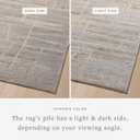 Loloi Amber Lewis Monty Collection MOT-07 Natural/Mist 2'-7" x 4', .50" Pile Height, Area Rug