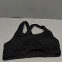 RUNNING GIRL Sports Bras for Women, Padded Strappy Sports Bras Criss-Cross Back Medium Support Sports Bras with Removable Cups (Large)