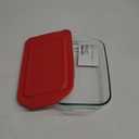 Pyrex Basics 2-Qt Glass Baking Dish with Lid, Tempered Glass Baking Dish with Large Handles, Non-Toxic, BPA-Free Lid, Dishwashwer, Microwave, Freezer and Pre-Heated Oven Safe