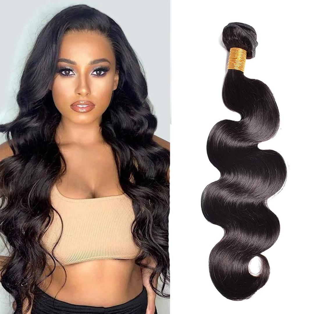 Body Wave Brazilian Remy Hair 1 Bundles Hair Extensions For Women Hair Weaves Double Weft Human Hair Bundles 20 Inch